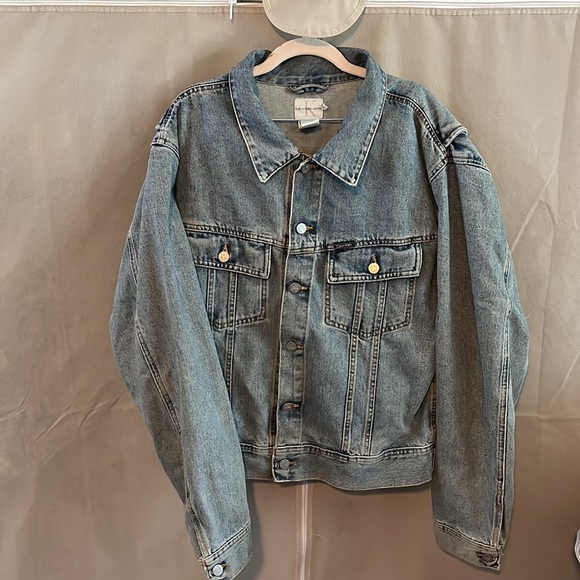 Calvin Klein Other - Vintage Calvin Klein Men's XL Denim Jean Jacket, Stone Washed